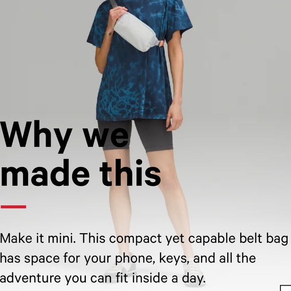 ❤️ Lululemon Mini Belt Bag NWT - Picture 7 of 16